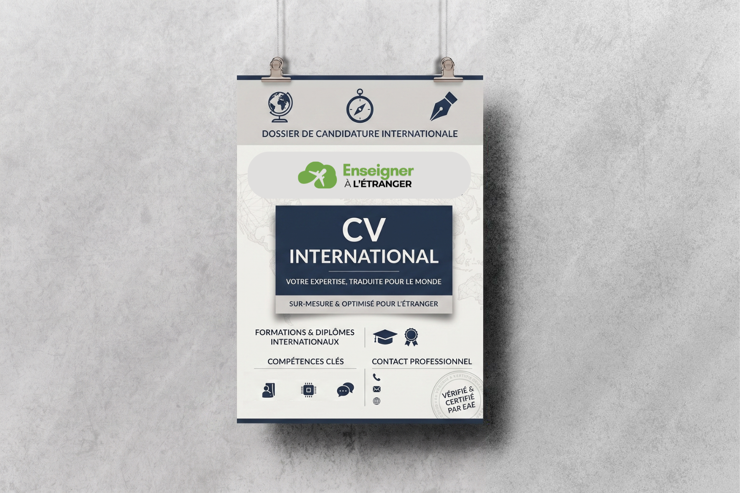 CV International Sur-Mesure (Pour les Candidats)