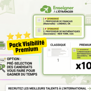 Pack : Visibilité Premium (Pour les Établissements)